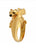 Cartier Panthère Double Head Emerald Yellow Gold Ring