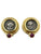 Bulgari Monete Ruby Gold Rare Ancient Silver Coin Earrings