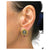Bulgari Monete Ruby Gold Rare Ancient Silver Coin Earrings