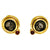Bulgari Monete Ruby Gold Rare Ancient Silver Coin Earrings