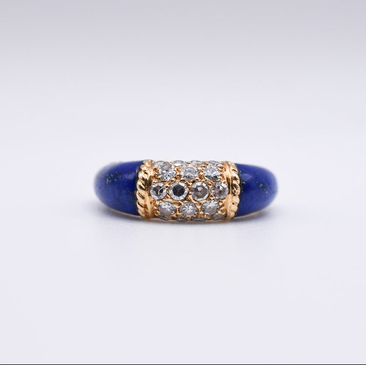 Van Cleef & Arpels Lapis Lazuli and Diamond ‘Philippine’ Ring
