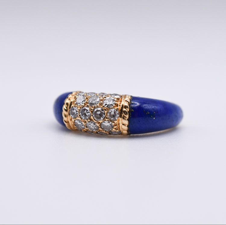 Van Cleef & Arpels Lapis Lazuli and Diamond ‘Philippine’ Ring