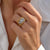 Vintage Mario Buccellati Diamond Gold Ring, circa 1970s