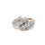 Retro 1,50 Carat Diamond Cocktail Gold Ring