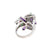 Cartier Diamond and Multi-Gem Caresse d'Orchidées Ring
