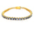 CTW 11 Natural Blu Sapphire Gold Tennis Bracelet