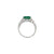 Art Nouveau Emerald Diamond Ring