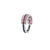Art Deco Flip Over Ruby Sapphire Diamond Eternity Ring
