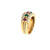 Van Cleef & Arpels French Ruby Emerald & Diamond Cocktail Ring
