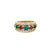 Van Cleef & Arpels French Ruby Emerald & Diamond Cocktail Ring