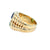 Bulgari Doppio Baccellato Blue Iolite & Peridot Gold Ring