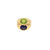 Bulgari Doppio Baccellato Blue Iolite & Peridot Gold Ring