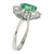 2.0 Carat Colombian Emerald Diamond Gold Ring