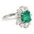 2.0 Carat Colombian Emerald Diamond Gold Ring