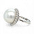 South Sea Pearl Diamond Retro Gold Ring