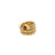 Bulgari Tubogas Serpenti Tourmaline 18k Yellow Gold 3-Row Ring