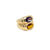 Bulgari Doppio Baccellato Citrine & Amethyst Gold Ring