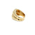 Bulgari Doppio Baccellato Citrine & Amethyst Gold Ring