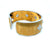 Mario Buccellati Macri Yellow & White Gold Bangle with Diamonds