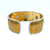 Mario Buccellati Macri Yellow & White Gold Bangle with Diamonds