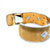 Mario Buccellati Macri Yellow & White Gold Bangle with Diamonds