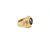 Bulgari Monete Ancient Silver M. Porcius Cato, Quinario, Roma, 89 a.C. Gold Ring