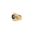 Bulgari Monete Ancient Silver M. Porcius Cato, Quinario, Roma, 89 a.C. Gold Ring