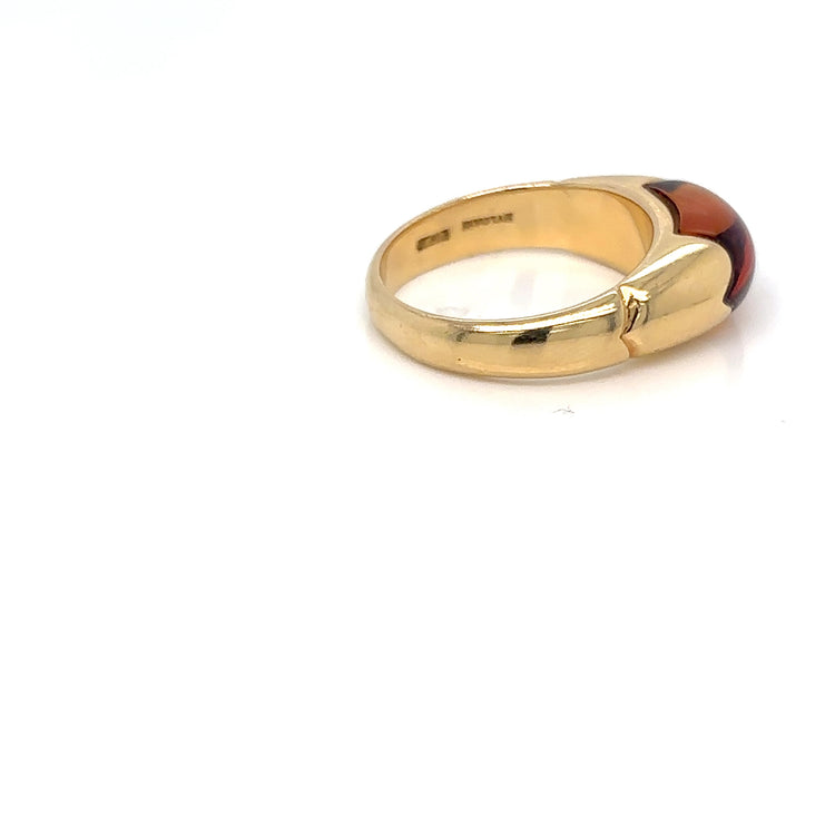 Vintage Bulgari “Celtaura” Ring – 18k Yellow Gold & Citrine – Circa 1980