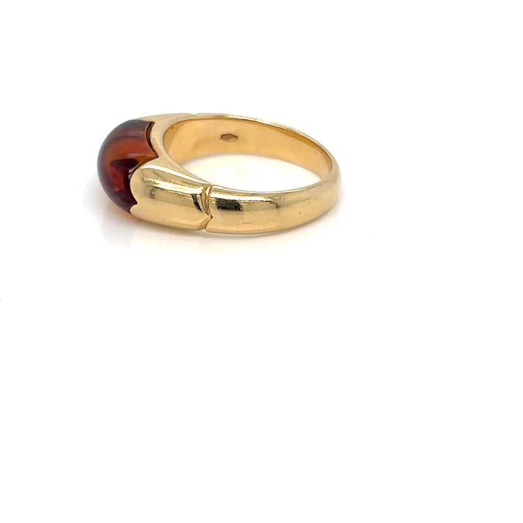 Vintage Bulgari “Celtaura” Ring – 18k Yellow Gold & Citrine – Circa 1980