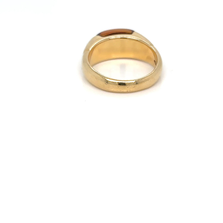 Vintage Bulgari “Celtaura” Ring – 18k Yellow Gold & Citrine – Circa 1980