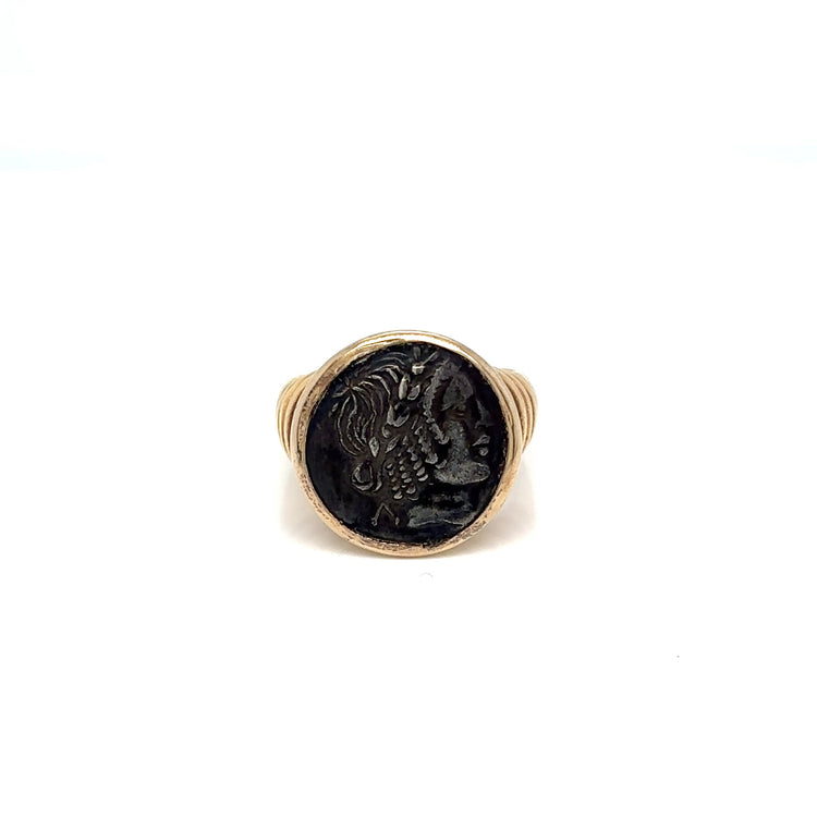 Bulgari Monete Coin Ring, 1980s