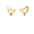 Tiffany & Co. Elsa Peretti Open Heart Stud Earrings – Vintage Large Size