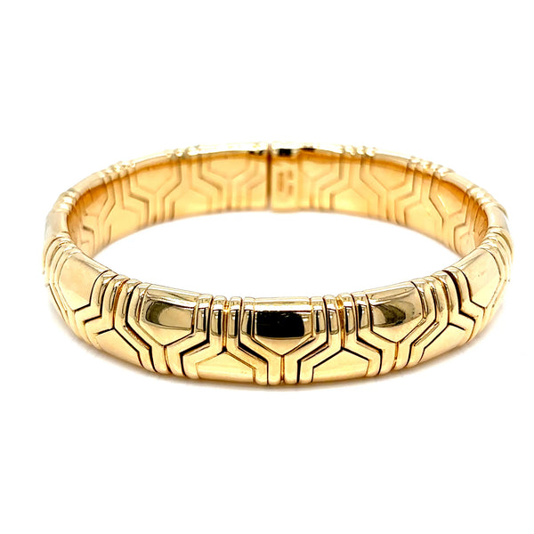 Bulgari “Alveare” Cuff Bangle — 1980s