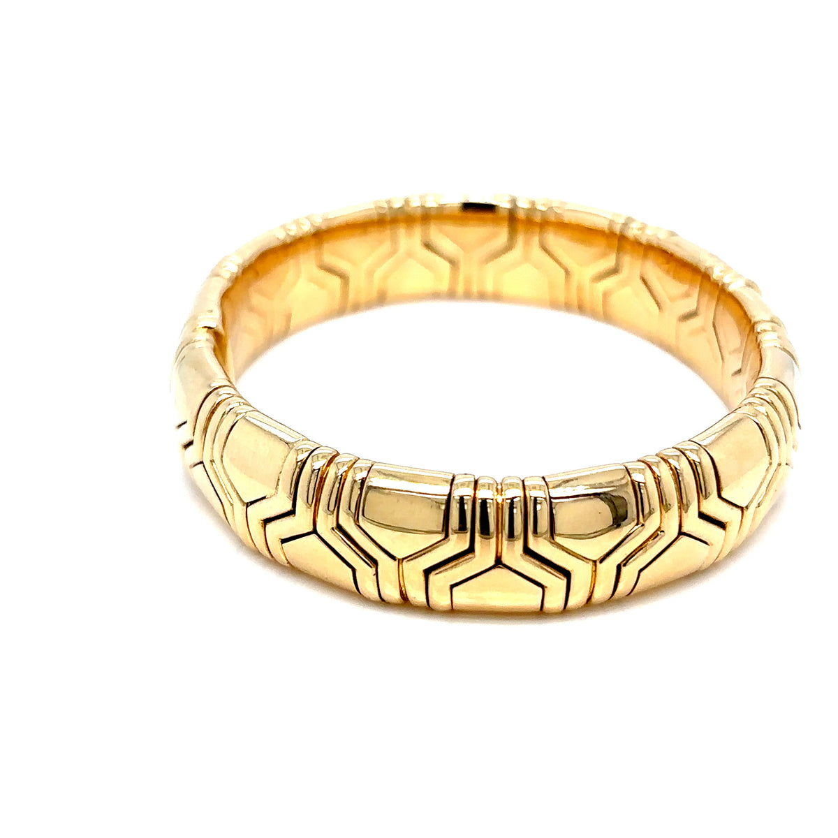 Bulgari “Alveare” Cuff Bangle — 1980s