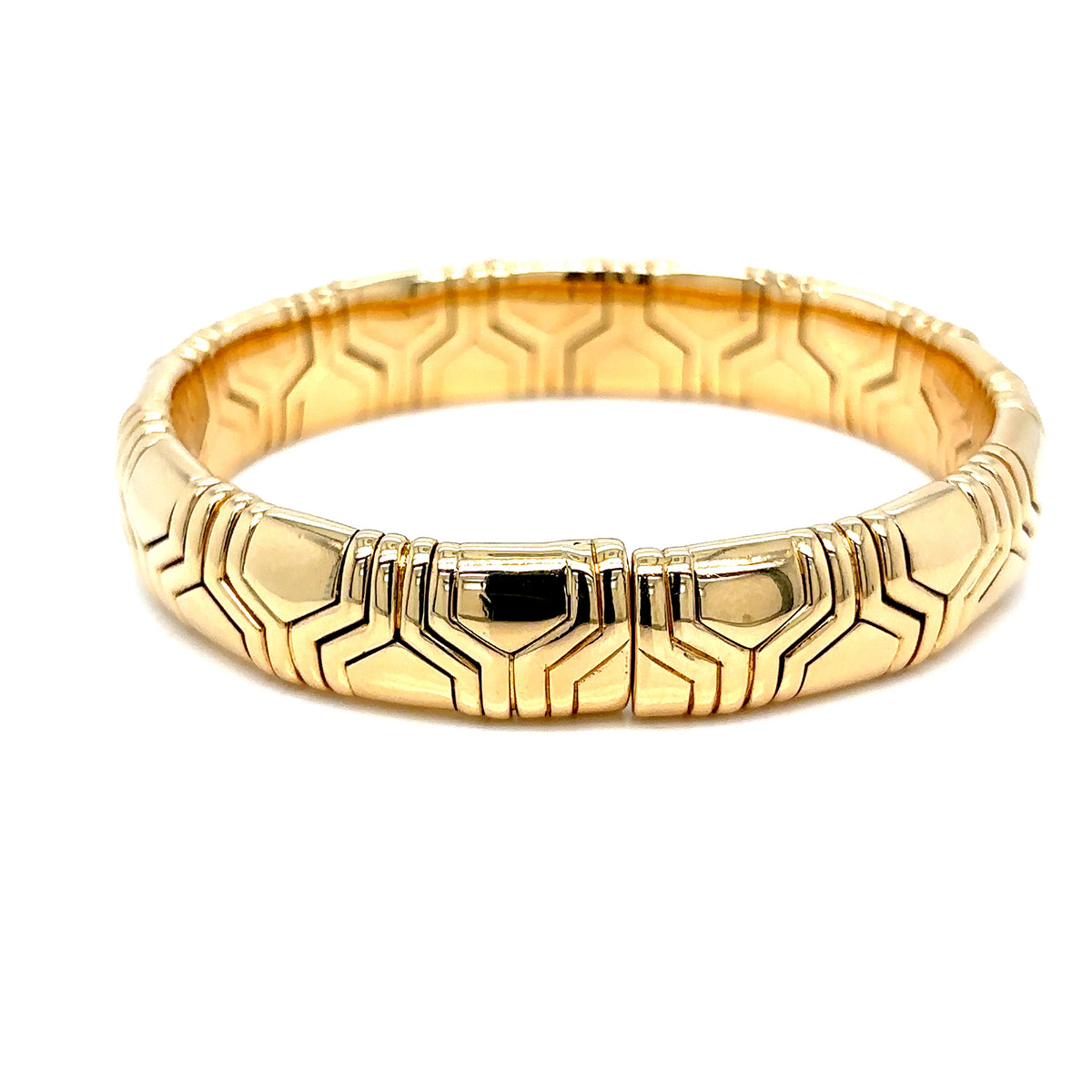 Bulgari “Alveare” Cuff Bangle — 1980s
