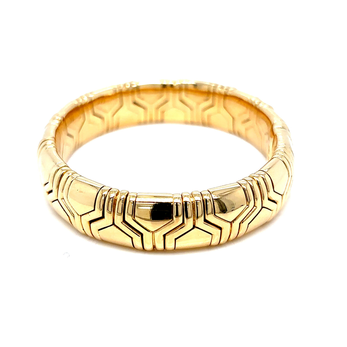 Bulgari “Alveare” Cuff Bangle — 1980s