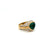Bvlgari Cabochon Emerald and Diamond “Trombino” Ring, Rome, 1970s