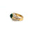 Bvlgari Cabochon Emerald and Diamond “Trombino” Ring, Rome, 1970s