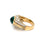 Bvlgari Cabochon Emerald and Diamond “Trombino” Ring, Rome, 1970s