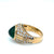 Bvlgari Cabochon Emerald and Diamond “Trombino” Ring, Rome, 1970s