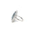 Art Deco Aquamarine Sapphire Diamond Ring 18k Gold, 1930s