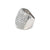 Italian 1990s Diamond Pavé Ring in 18K White Gold, 5 Carats