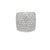 Italian 1990s Diamond Pavé Ring in 18K White Gold, 5 Carats