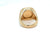 Pomellato Cipria Rose Quartz 18K Yellow Gold Cocktail Ring