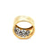 Vintage Mario Buccellati Diamond Gold Ring, circa 1970s