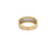 Mario Buccellati Diamond Yellow and White Gold Rombi Eternelle Band, circa 1960