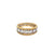 Mario Buccellati Diamond Yellow and White Gold Rombi Eternelle Band, circa 1960