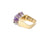 H.Stern “Sunrise” Amethyst, Sapphire and Diamond 18k Yellow Gold Ring