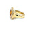 Impressive 20 Carat Natural Citrine and Diamond 18k Yellow Gold Cocktail Ring