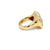 Impressive 20 Carat Natural Citrine and Diamond 18k Yellow Gold Cocktail Ring